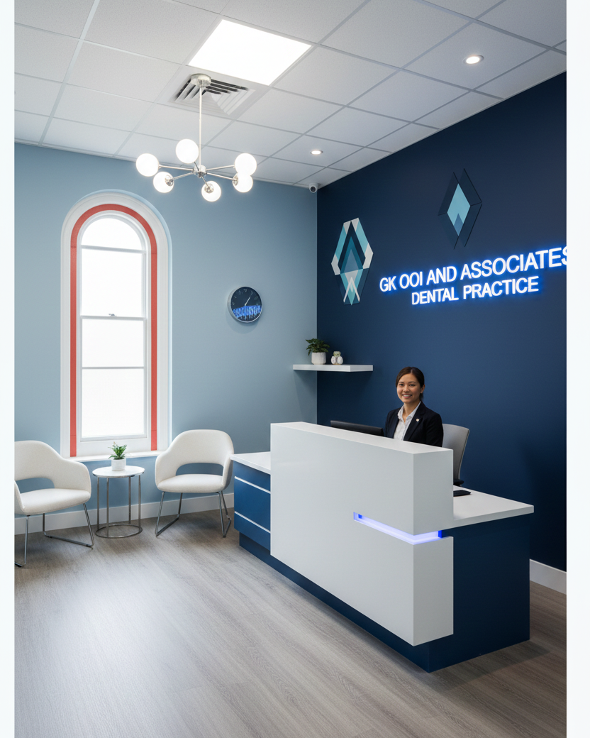 Dental services image gallery featuring happy patients