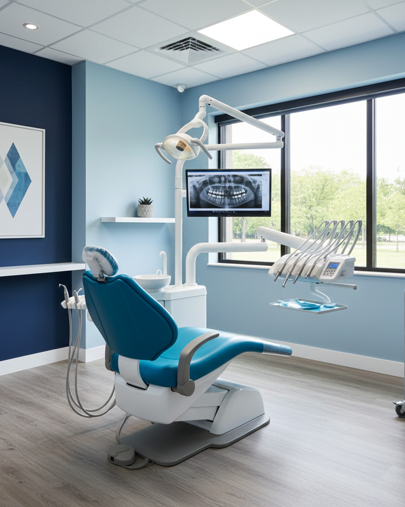 Dental services image gallery featuring happy patients