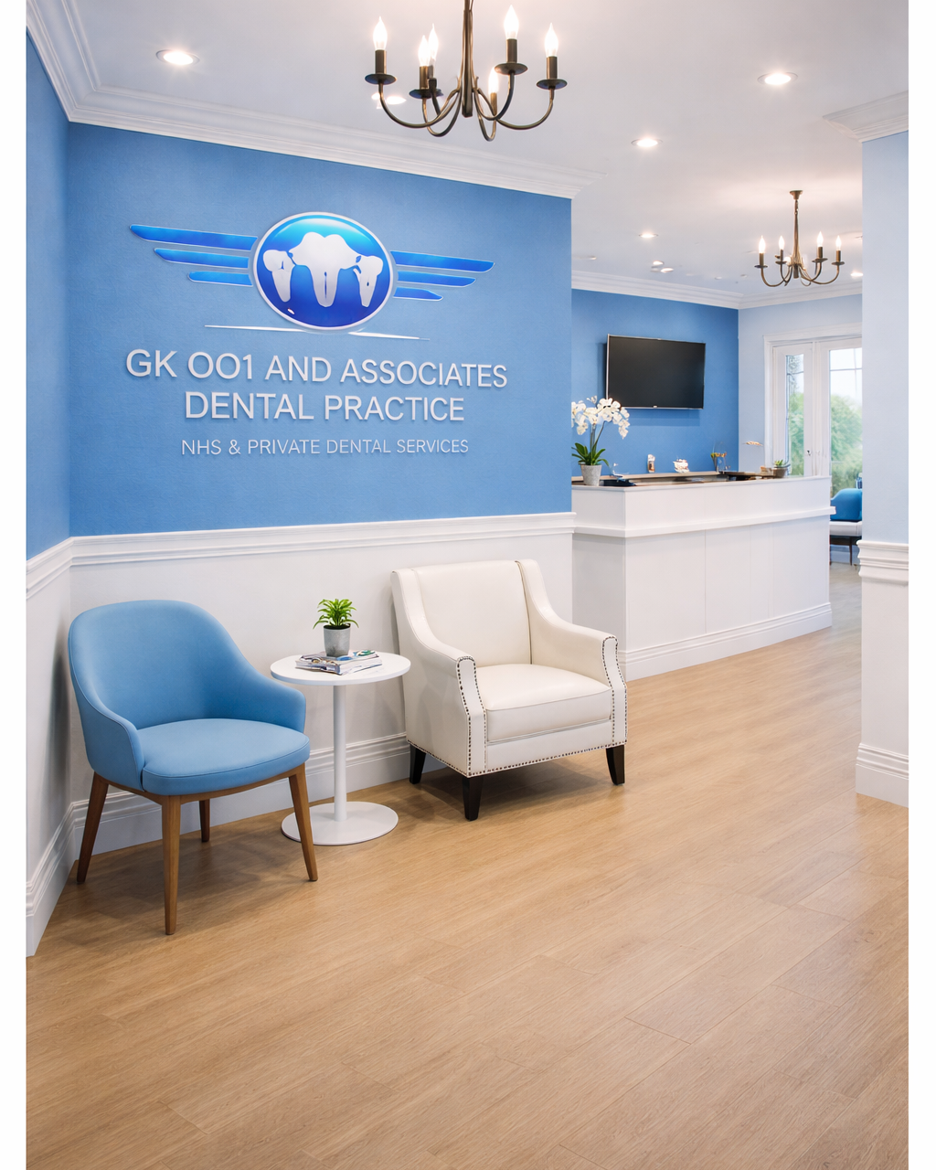 Dental services image gallery featuring happy patients