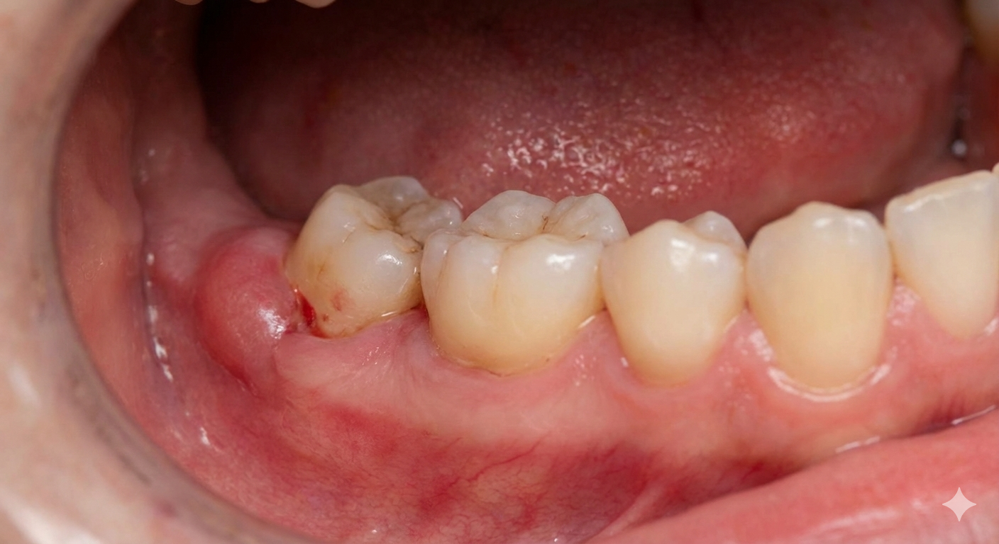 Before treatment image highlighting teeth discoloration and gaps
